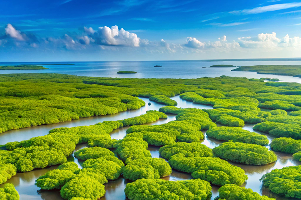Plantation de mangroves